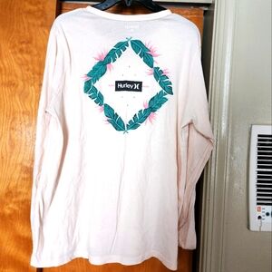 Hurley women's long sleeve graphic tee - XL
